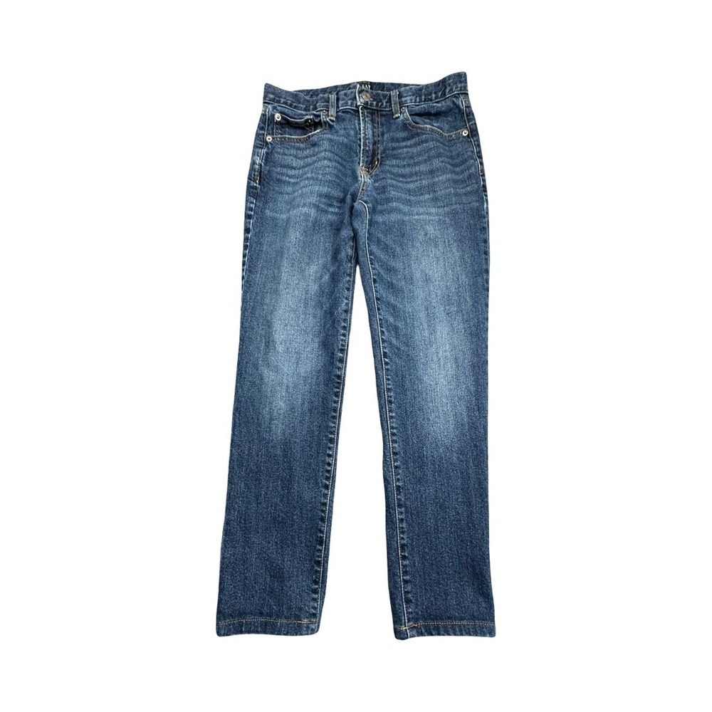 Gap Jeans Womens‎ 26 Blue Best Girlfriend Straight Leg Stretch Denim Pants